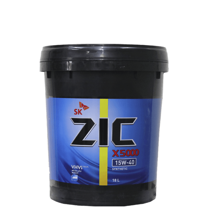 ZIC X-5000 15W-40 packshot