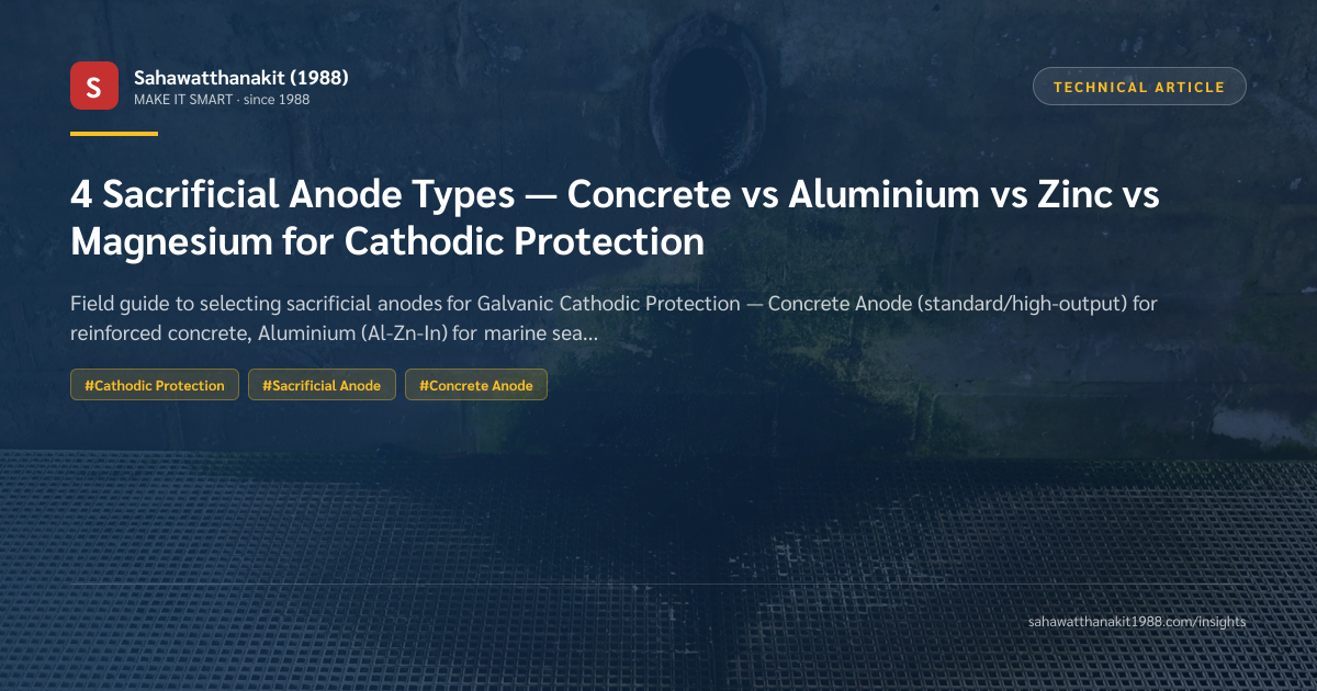 4 Sacrificial Anode Types — Concrete vs Aluminium vs Zinc vs Magnesium ...